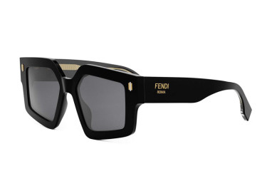 Fendi FE40162F 01A Shiny Black/Smoke