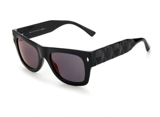 Jimmy Choo DUDE/S 0807 AO Black/Grey With Red Mirror