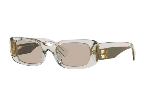 Miu Miu MU08YS 13M04F Transparent Juta/Light Brown