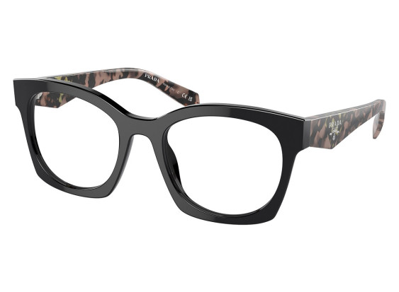 Prada PRA05V 13P1O1 Black/Havana Rose 52mm