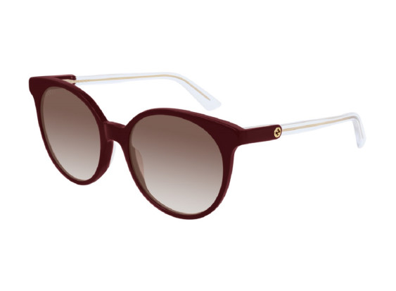 Gucci GG0488S 003 Burgundy/Brown Gradient