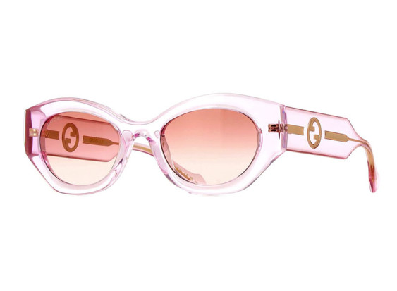 Gucci GG1553S 003 Shiny Transparent Light Pink/Gradient Burgundy