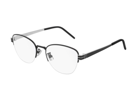 Saint Laurent SL M64 002 Black/Silver 52mm