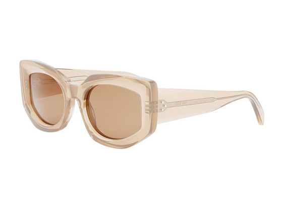 Celine CL40277F 42J Transparent Orange/Brown