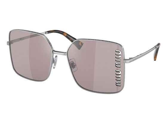 Miu Miu MU51YS 1BC03V Silver/Violet Mirror Flash Silver