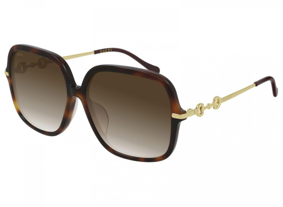 Gucci GG0884SA 002 Dark Havana/Brown
