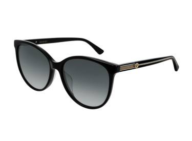 Gucci GG0377SKN 001 Black/Grey Gradient