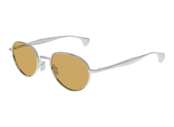 Bottega Veneta BV1396S 001 Silver/Brown