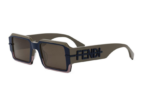 Fendi FE40073U 50E FENDI GRAPHY Shiny Brown/Brown