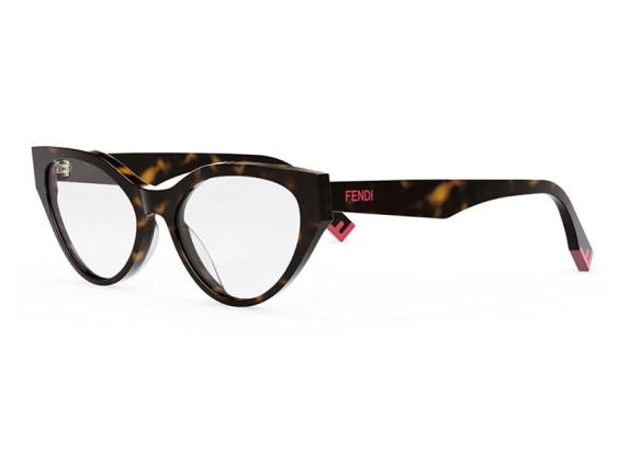 Fendi FE50022I 052 Dark Havana 53mm