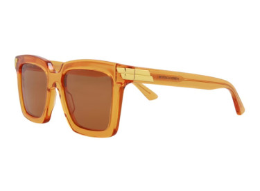 Bottega Veneta BV1005S 004 Transparent Orange/Brown