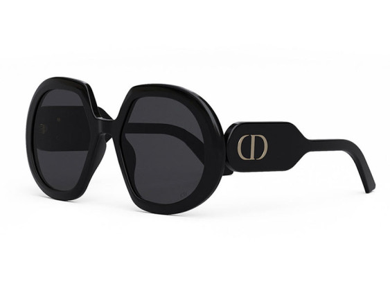 Dior DIORBOBBY R1U 10A0 Shiny Black/Smoke