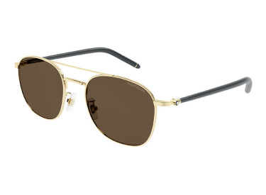 Montblanc MB0271S 009 Gold/Nicotine