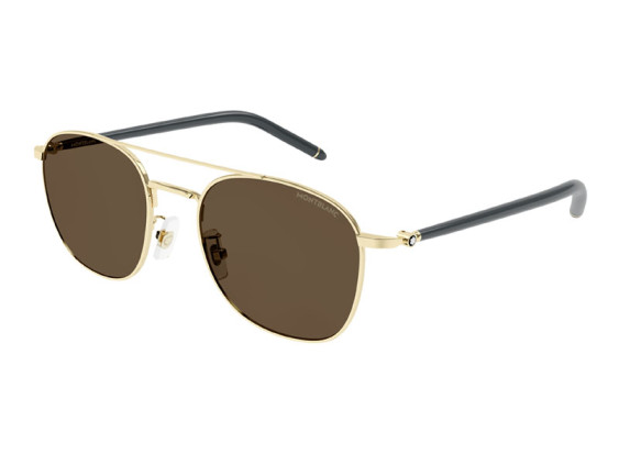 Montblanc MB0271S 009 Gold/Nicotine