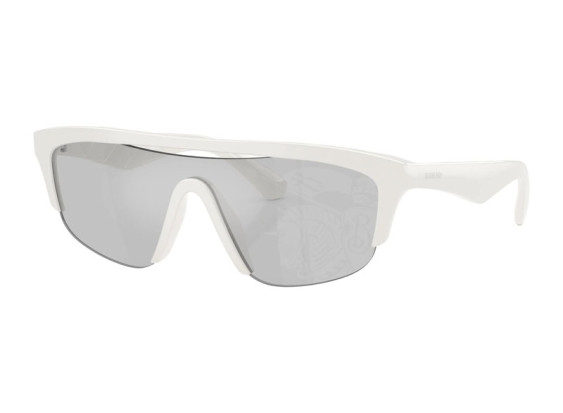 Burberry BE4460U 4172/69 White/Grey Silver Mirror with Picture