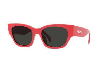 Celine CL40197U 66A Shiny Red/Smoke
