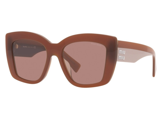 Miu Miu MU04WS 07X06P Bordeaux Opal/Light Brown