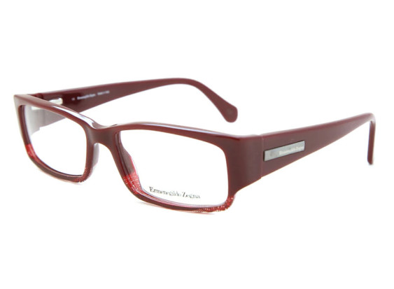 Ermenegildo Zegna VZ3535 09M8 Burgundy 53mm