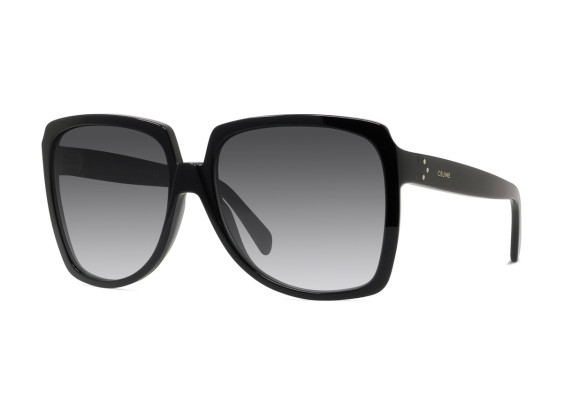 Celine CL40146I 01B  Black/Gradient Smoke 61mm