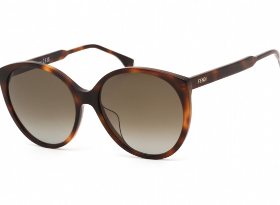 Fendi FE40029U 53K Blonde Havana/Gradient Roviex