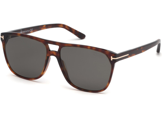 Tom Ford FT0679 54D Red Havana/Smoke Polarized