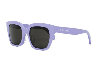 Celine CL40198F 78A Shiny Solid Lilac/Smoke