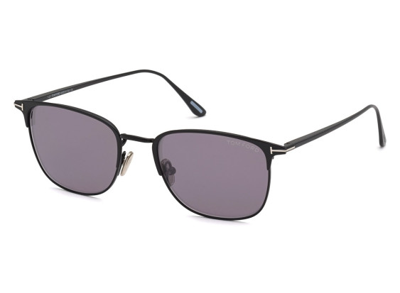 Tom Ford FT0851 02C Matte Black/Smoke Mirror 52mm