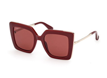 Max Mara MM0051 69S Shiny Bordeaux/Gold/Bordeaux