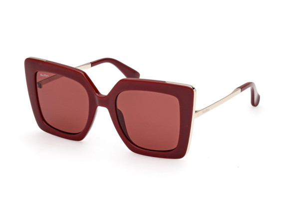 Max Mara MM0051 69S Shiny Bordeaux/Gold/Bordeaux