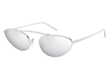 Saint Laurent SL538 004 Shiny Silver/Silver