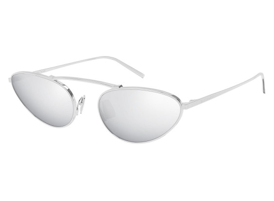 Saint Laurent SL538 004 Shiny Silver/Silver