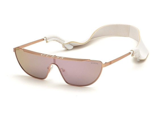 Guess GU7677 28U Shiny Rose Gold/Bordeaux Mirror