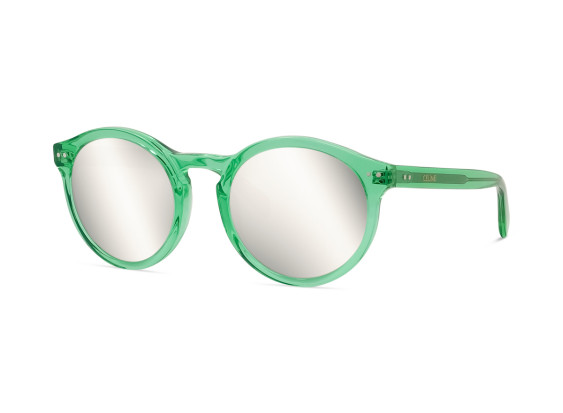 Celine CL40153I 95C Light Green/Smoke Mirror 52mm