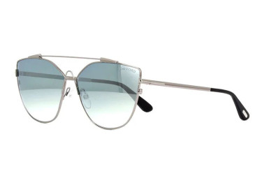 Tom Ford FT0563/S 14X Shiny Ruthenium/Blue Gradient Mirror