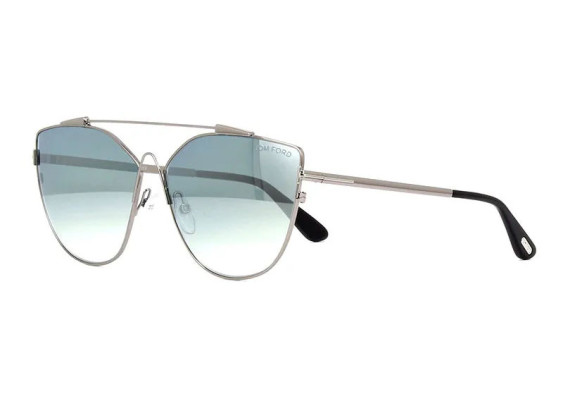 Tom Ford FT0563/S 14X Shiny Ruthenium/Blue Gradient Mirror