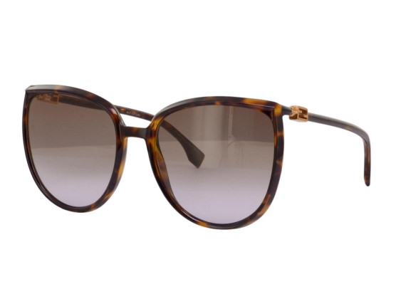 Fendi FF0432/G/S 086 QR Havana/Brown Gradient