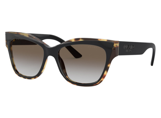 Prada PR23XSF 3890A7 Black Havana / Grey Gradient