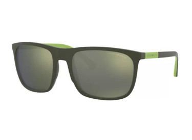 Emporio Armani EA4133 57536R Rubber/Green/Green Mirror