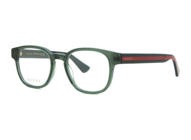 Gucci GG0927O 005 Shiny Transparent Green 49mm
