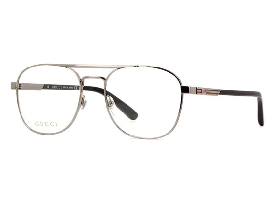 Gucci GG1290O 001 Ruthenium and Black 54mm
