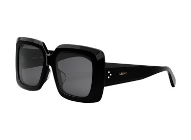 Celine CL40263F 01A Shiny Black/Smoke