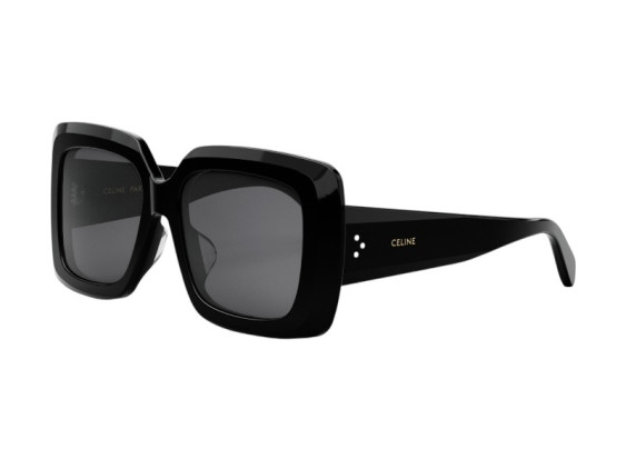 Celine CL40263F 01A Shiny Black/Smoke