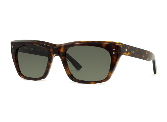 Celine CL40060F 54N Red Havana/Green