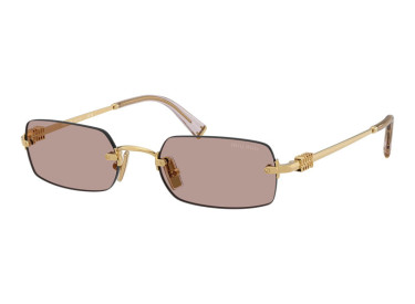Miu Miu MUB50S 5AK20I Gold/Light Purple Brown