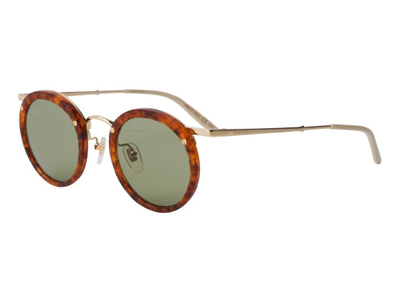 Gucci GG0674S 003 Havana Gold/Green