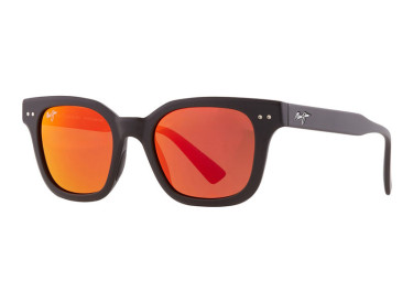 Maui Jim RM822 2M Matte Black/Red Mirror