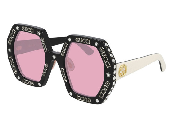 Gucci GG0772S 012 Black/Pink