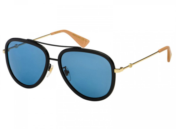 Gucci GG0062S 017 Gold Black/Blue