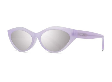 Givenchy GV40025U 78C Shiny Violet/Grey with Silver Mirror
