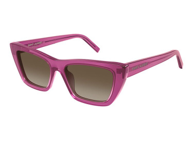 Saint Laurent SL276 MICA 061Transparent Cyclamen/Khaki Gradient